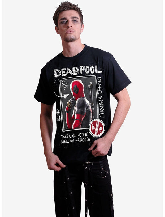 Deadpool Wolverine Sketches T-Shirt - US 4157