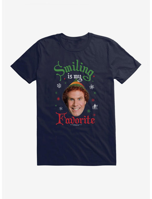 Elf Smiling Is My Favorite T-Shirt - US 1769