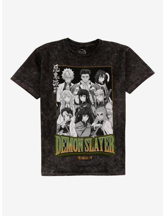 Demon Slayer: Kimetsu No Yaiba Hashira Dark Wash T-Shirt - US 7020