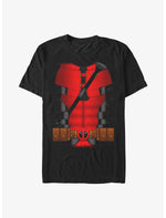 Marvel Deadpool & Wolverine Deadpool Costume Heavyweight T-Shirt - US 7093