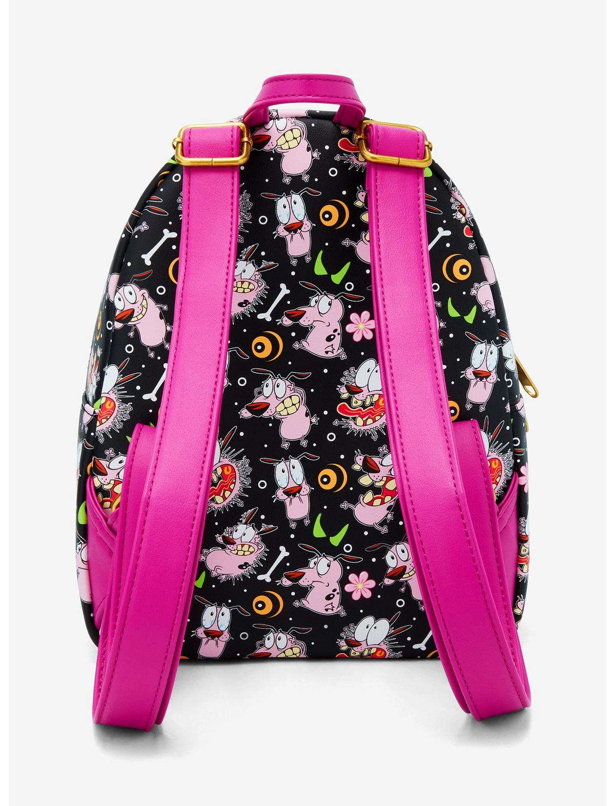 Loungefly Courage The Cowardly Dog Mini Backpack - US 3406