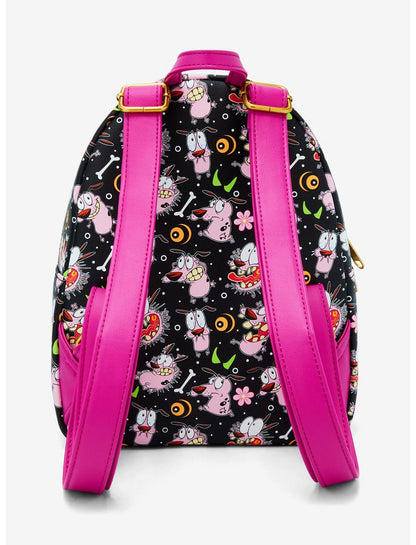 Loungefly Courage The Cowardly Dog Mini Backpack - US 3406