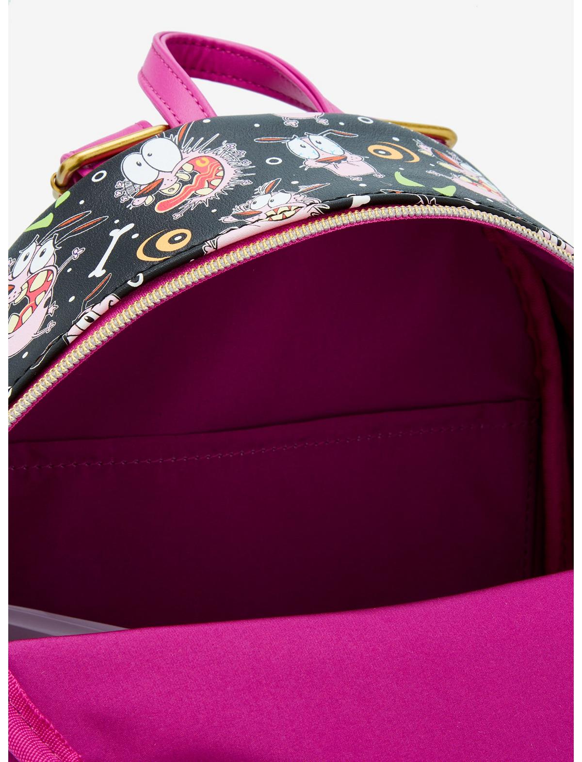 Loungefly Courage The Cowardly Dog Mini Backpack - US 3406