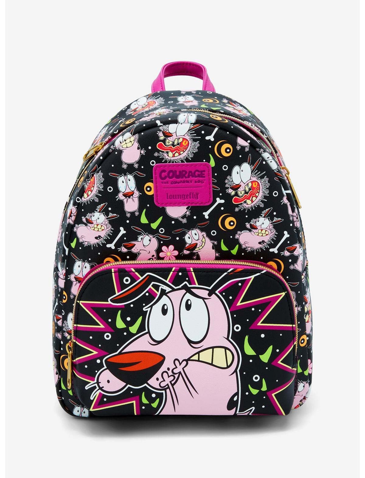 Loungefly Courage The Cowardly Dog Mini Backpack - US 3406