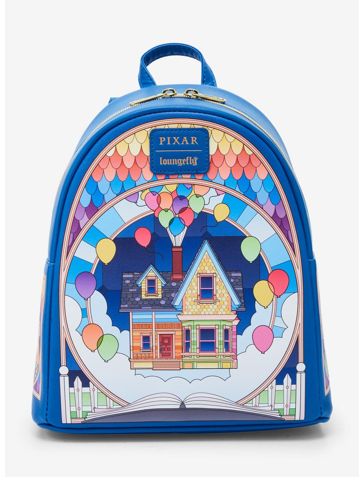 Loungefly Disney Pixar Up Stained Glass Mini Backpack - US 5054