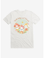Hello Kitty And Friends Mushroom Garden Circle Portrait T-Shirt - US 1275