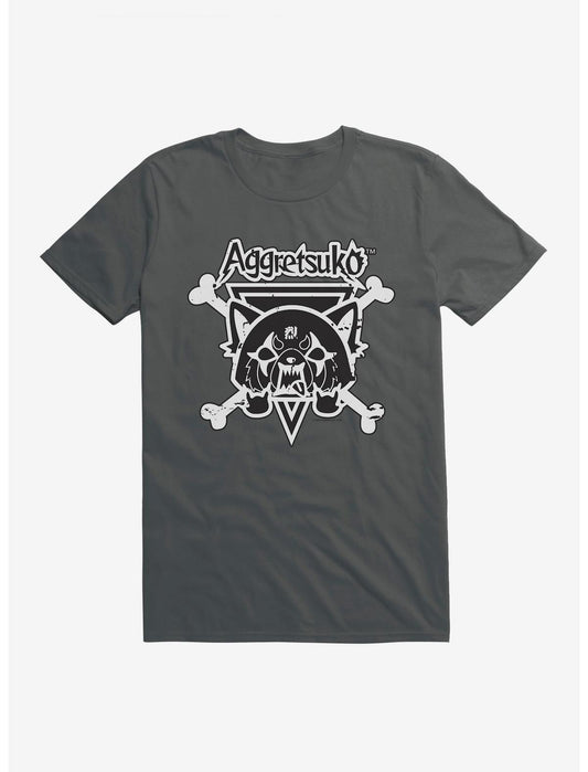 Aggretsuko Metal Crossbones T-Shirt - US 8207
