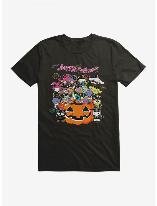 Hello Kitty And Friends Happy Halloween Group Candy T-Shirt - US 2311