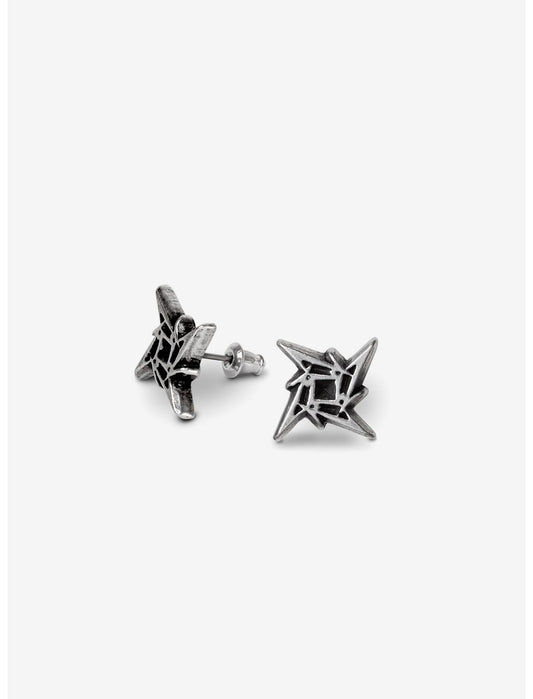 Alchemy of England Metallica Ninja Star Logo Stud Earrings - US 7697