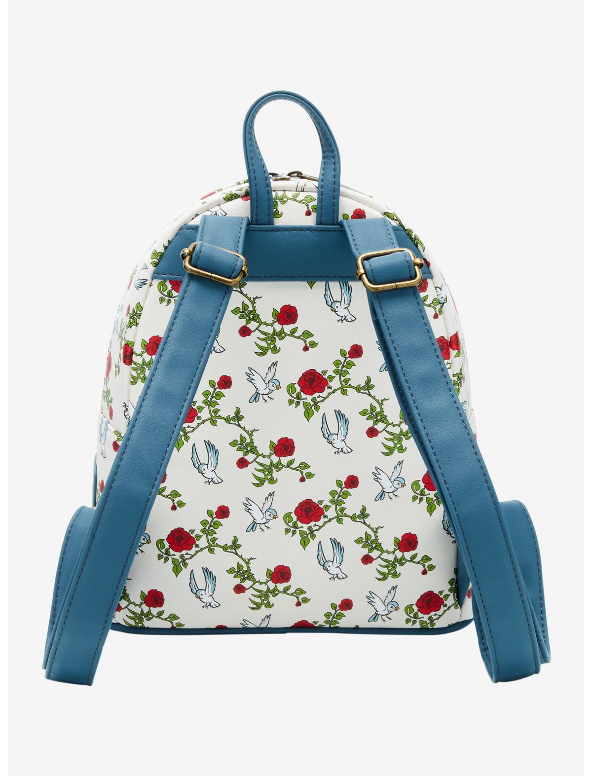 Loungefly Disney Beauty And The Beast Stained Glass Mini Backpack - US 6902