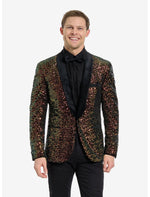 Amber Sequins Dinner Jacket - US 2333