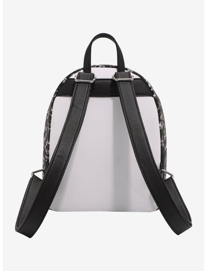 Loungefly Disney Alice In Wonderland Black & White Mini Backpack - US 9012