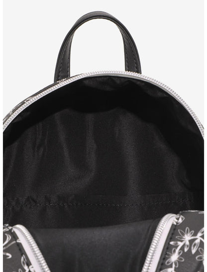 Loungefly Disney Alice In Wonderland Black & White Mini Backpack - US 9012