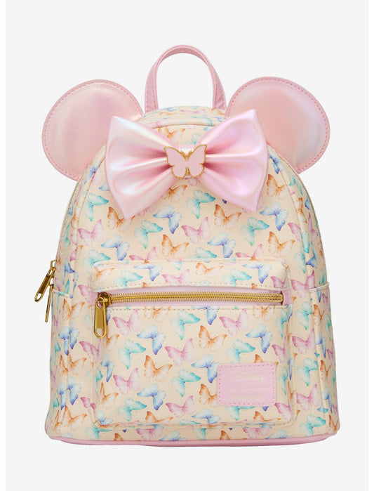 Loungefly Disney Minnie Mouse Ears Butterfly Mini Backpack - US 8774