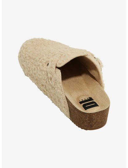 Dirty Laundry Cream Sherpa Clogs - US 3379