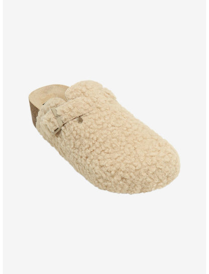 Dirty Laundry Cream Sherpa Clogs - US 3379