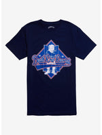 Death Row Records Puff Paint Diamond Boyfriend Fit Girls T-Shirt - US 8531
