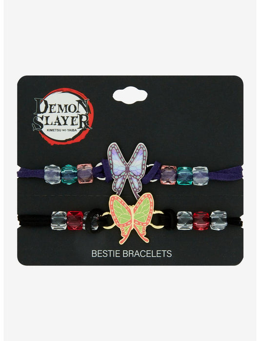 Demon Slayer: Kimetsu No Yaiba Shinobu & Kanao Best Friend Cord Bracelet Set - US 2131