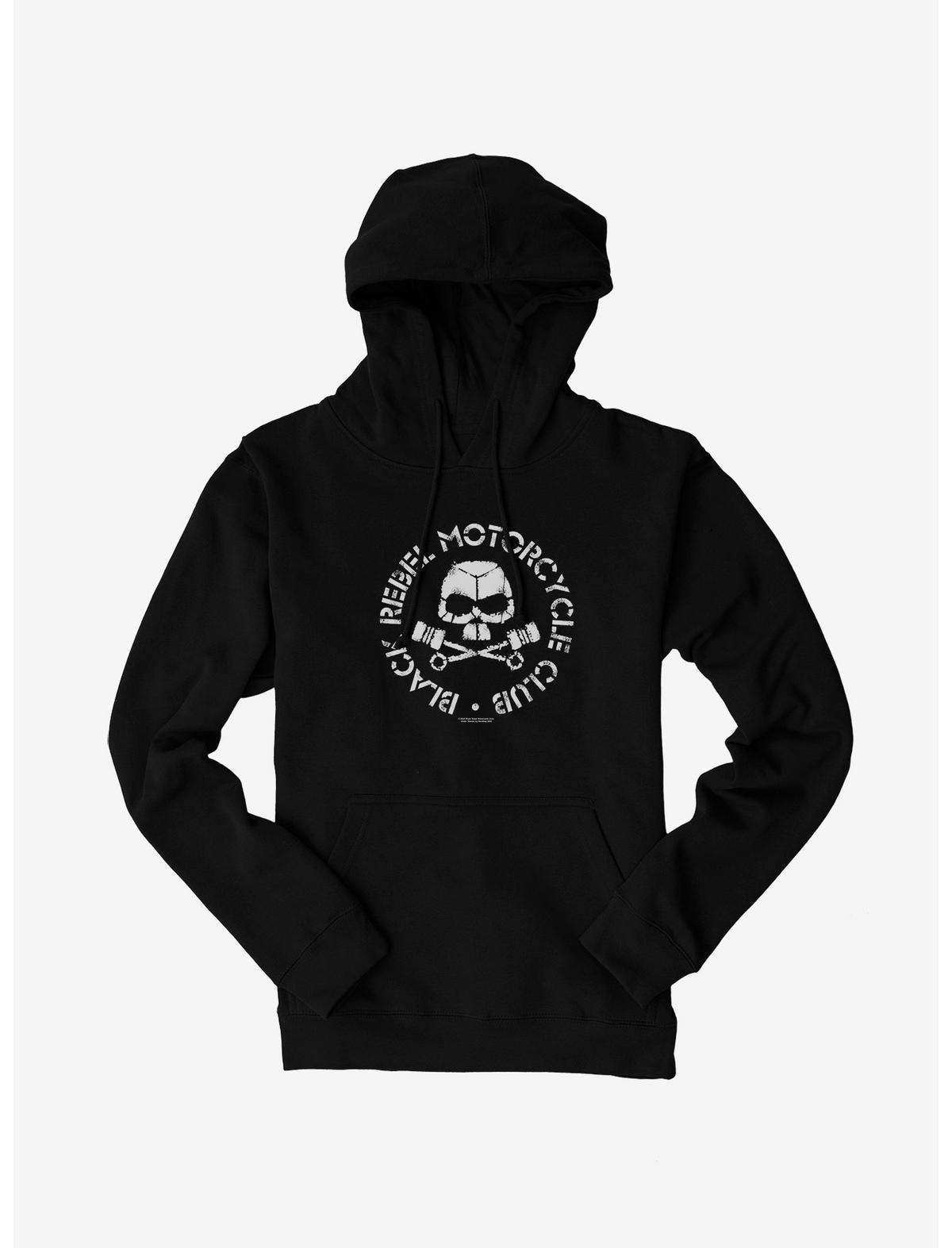 Black Rebel Motorcycle Club Skull Pistons Hoodie - US 1211