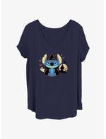 Disney Lilo & Stitch Witch Stitch Girls T-Shirt Plus Size - US 7299