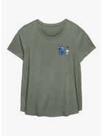 Disney Lilo & Stitch Little Stitch And Scrump Girls T-Shirt Plus Size - US 1956