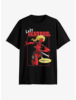 Marvel Deadpool Hey Lady Deadpool T-Shirt - US 4663
