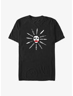 DC Comics Batman Joker Facepaint Knives Big & Tall T-Shirt - US 8915