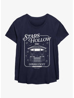 Gilmore Girls Stars Hollow Destination Girls T-Shirt Plus Size - US 7964
