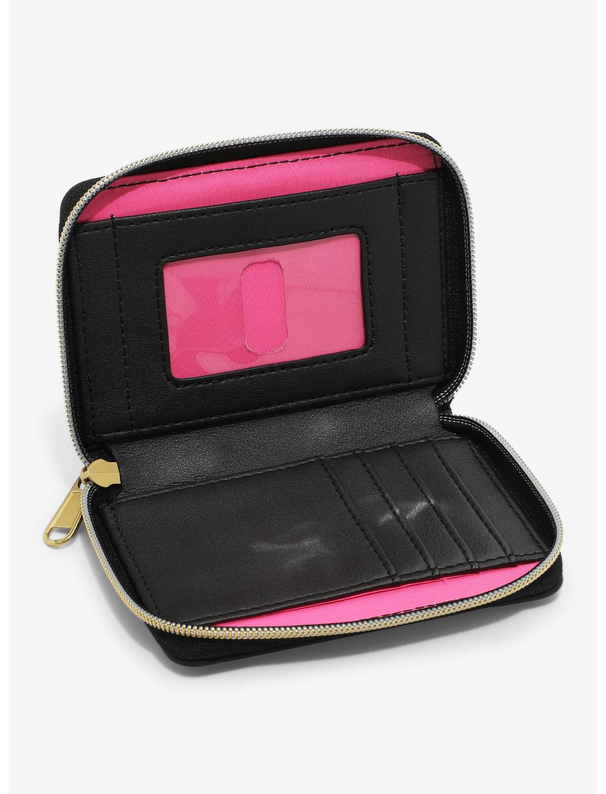 Loungefly Disney Alice In Wonderland Glow-In-The-Dark Characters Mini Zipper Wallet - US 5841