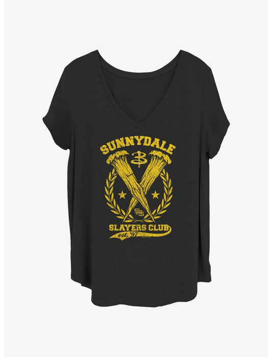 Buffy The Vampire Slayer Sunnydale Slayers Club Girls T-Shirt Plus Size - US 2259