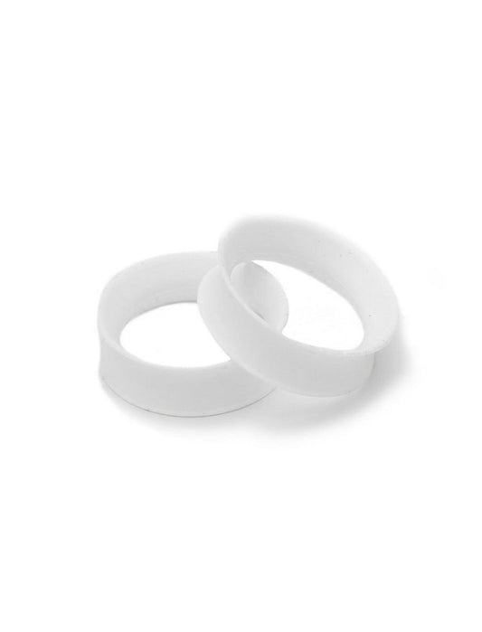 Kaos Softwear White Earskin Eyelet Plug 2 Pack - US 5013