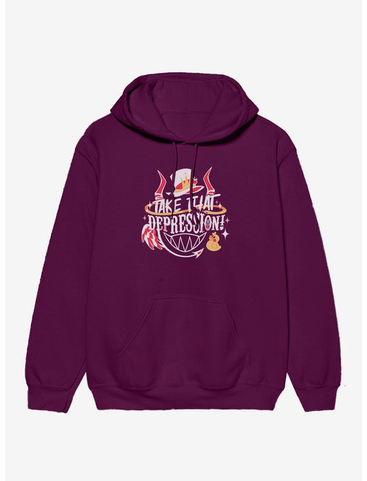Hazbin Hotel Lucifer Take That Depression Hoodie - US 4382