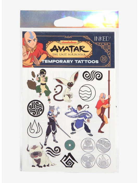 Inked Avatar: The Last Airbender Temporary Tattoos - US 7659