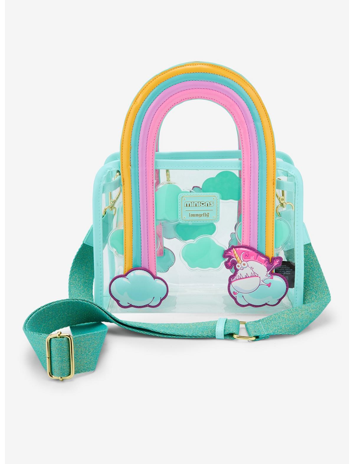 Loungefly Minions Unicorn Rainbow Clear Tote Bag - US 0905