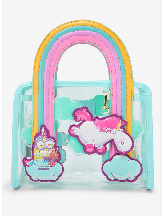 Loungefly Minions Unicorn Rainbow Clear Tote Bag - US 0905