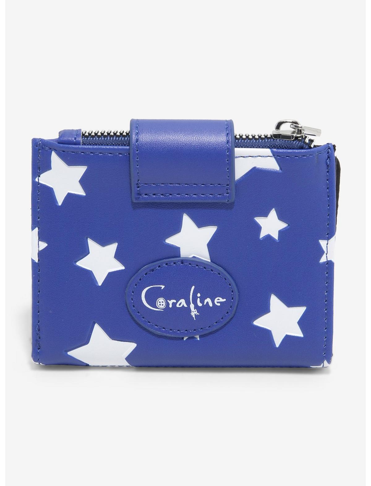 Coraline Doll & Stars Mini Flap Wallet - US 9675