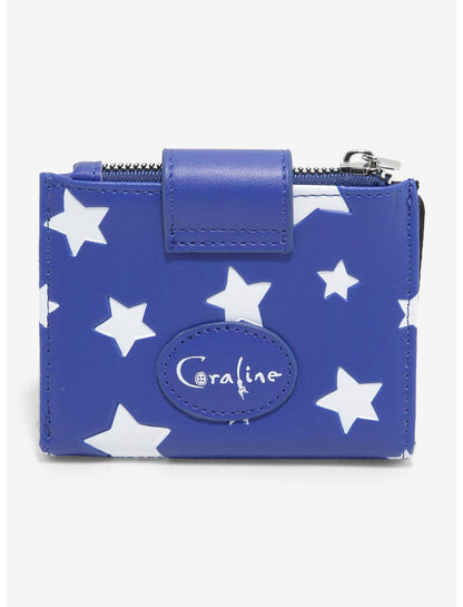 Coraline Doll & Stars Mini Flap Wallet - US 9675