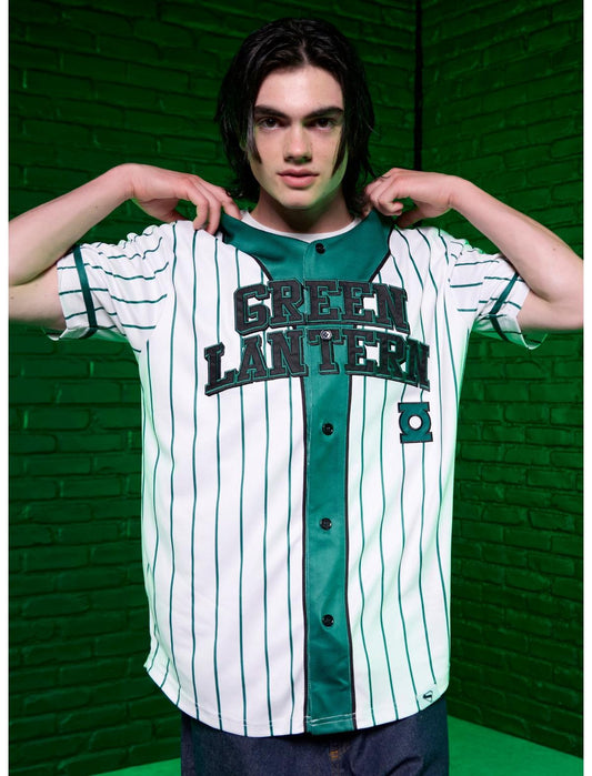 DC Comics Superman Green Lantern Baseball Jersey - US 5843