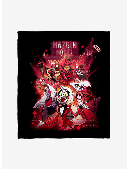 Hazbin Hotel Group Throw Blanket - US 6348