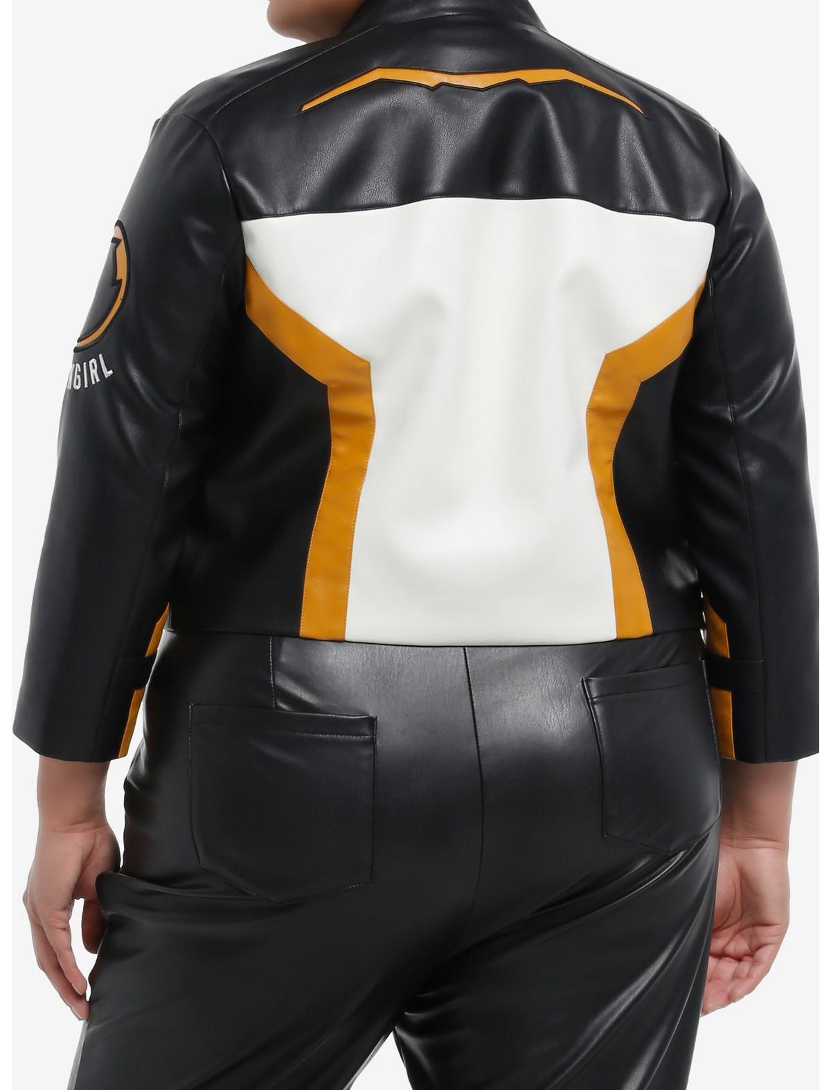 DC Comics Superman Hawkgirl Color-Block Girls Crop Jacket Plus Size - US 2274