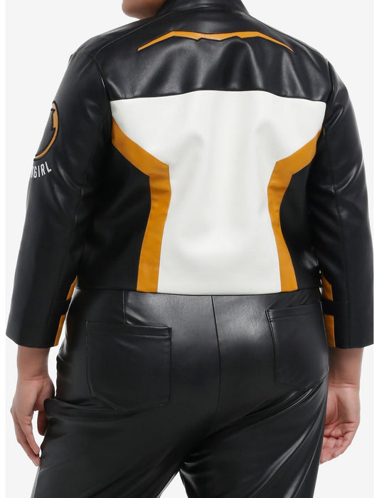 DC Comics Superman Hawkgirl Color-Block Girls Crop Jacket Plus Size - US 2274