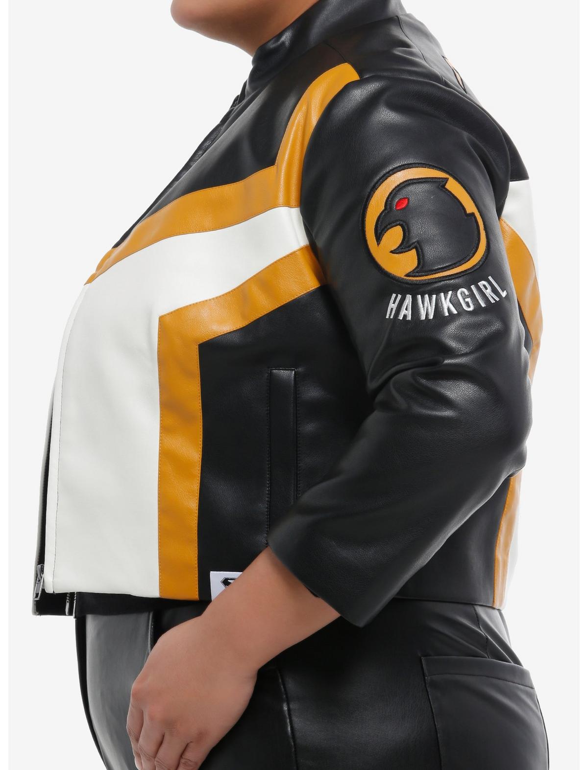 DC Comics Superman Hawkgirl Color-Block Girls Crop Jacket Plus Size - US 2274