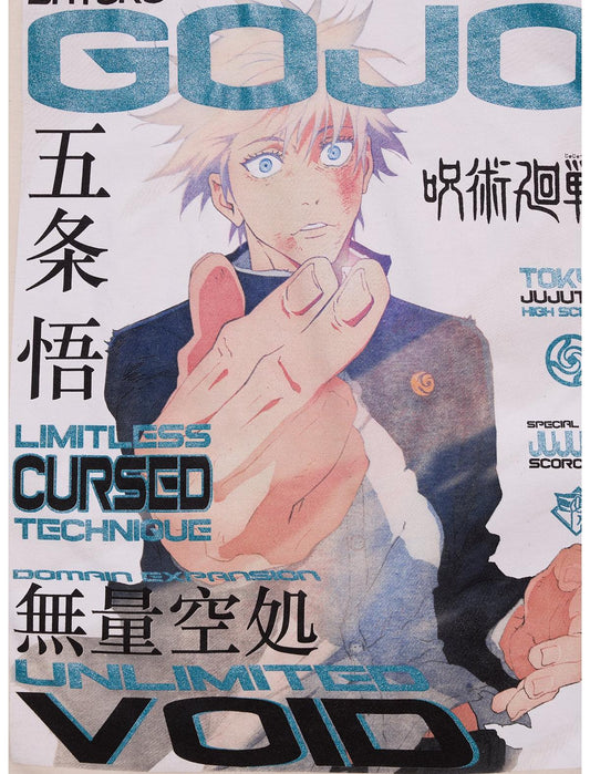Jujutsu Kaisen Gojo Magazine Cover T-Shirt - US 9418