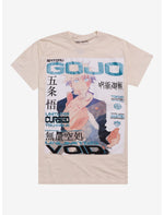 Jujutsu Kaisen Gojo Magazine Cover T-Shirt - US 9418