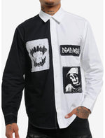 Grim Reaper Teeth Split Woven Button-Up - US 1945
