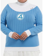 Her Universe Marvel The Fantastic Four: First Steps Sue Storm Uniform Girls Sweater Plus Size - US 5721
