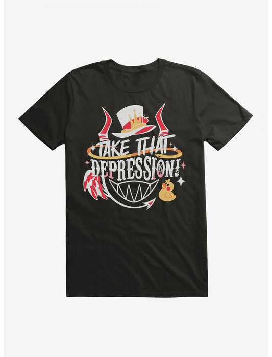 Hazbin Hotel Lucifer Take That Depression Extra Soft T-Shirt - US 2678