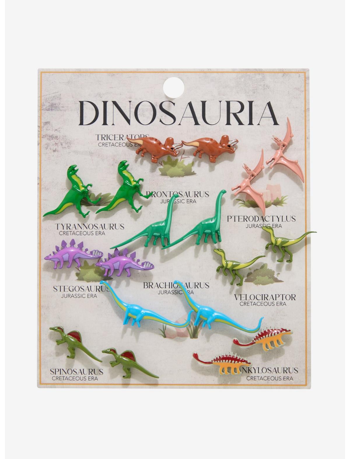 Dinosauria Stud Earring Set - US 3951