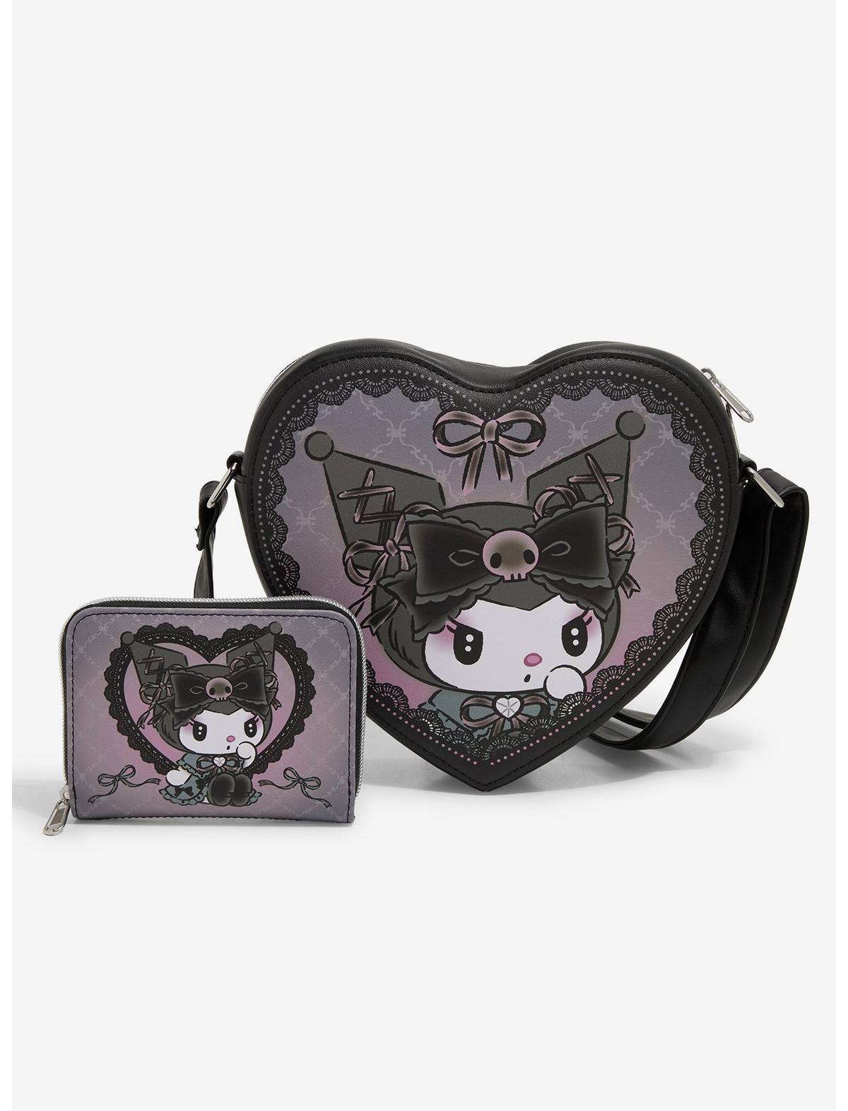 Loungefly Kuromi Lolita Heart Crossbody Bag - US 1723