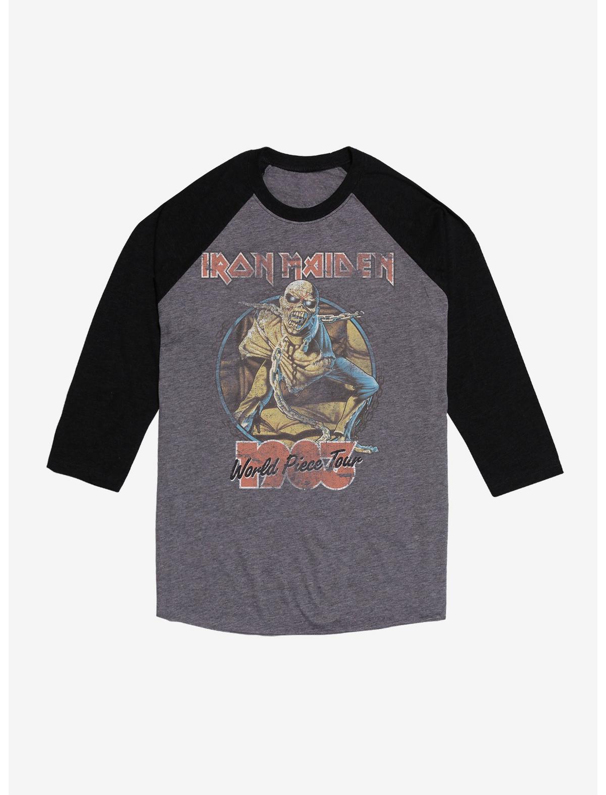 Iron Maiden World Piece Tour Raglan T-Shirt - US 6869